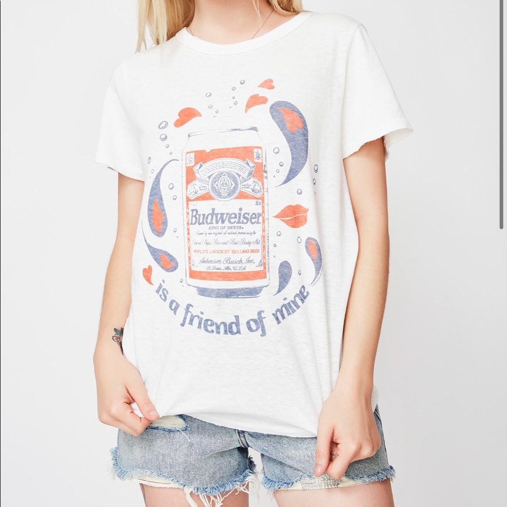 Junk food Budweiser t shirt